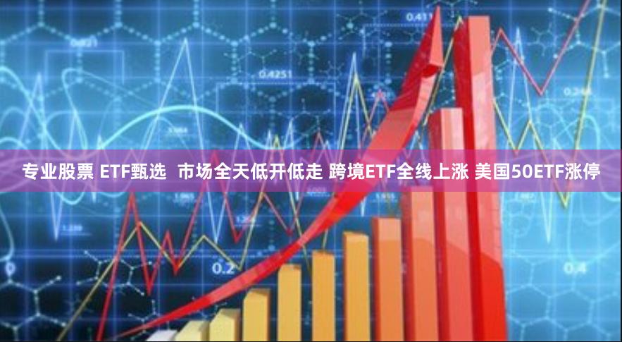 专业股票 ETF甄选  市场全天低开低走 跨境ETF全线上涨 美国50ETF涨停